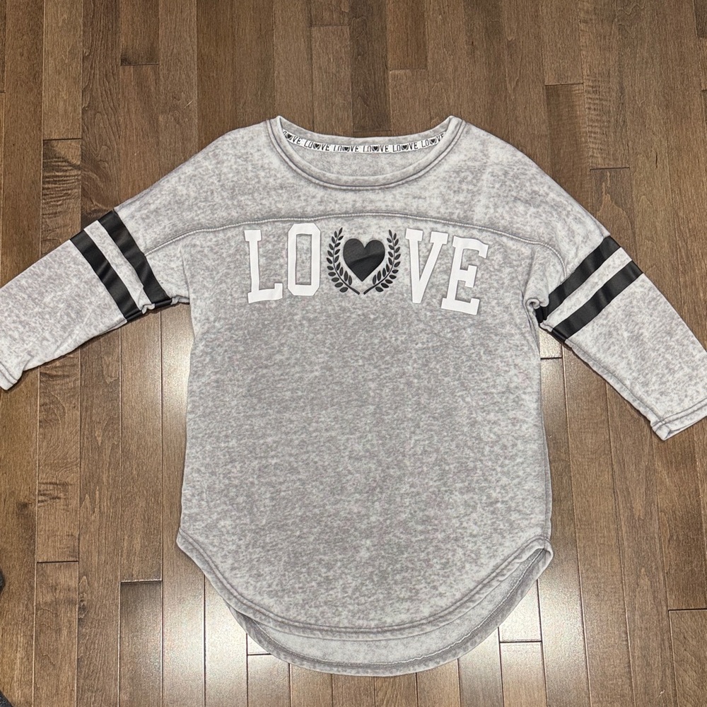 Gray Love Shirt
